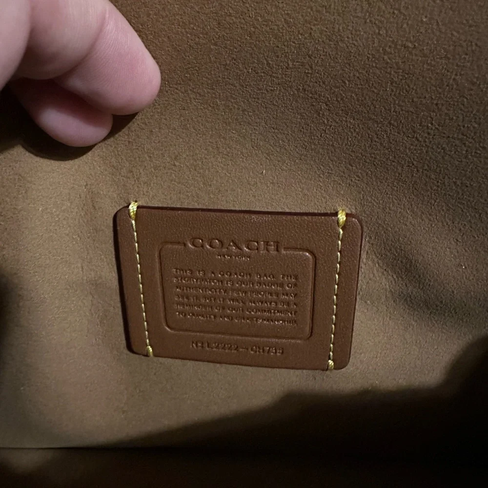 Coach Tabby 26 Mustard Yellow Crossbody Bag - Picture 5 of 13